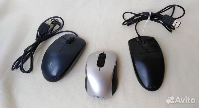 Компьютерные мыши Цена за 3 штуки Рабочие