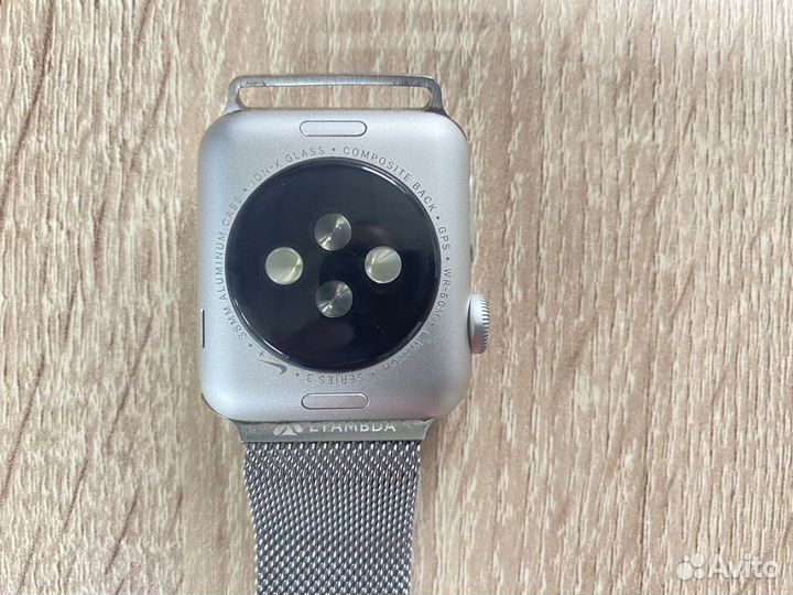 Часы apple watch 3 38 mm оригинал + три ремня