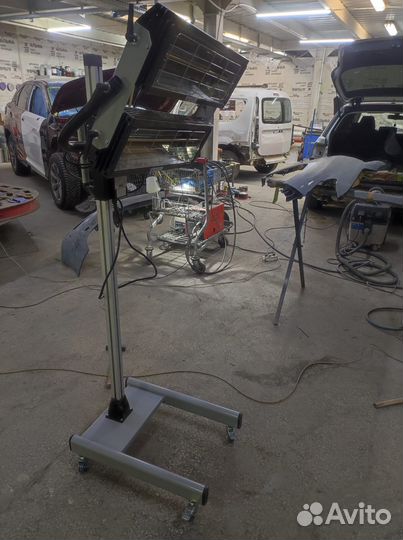 Инфракрасная сушка на стойке, 2 софита