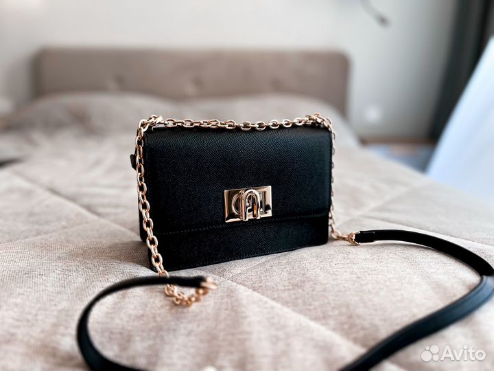 Сумка женская кросс боди Furla натуральная кожа