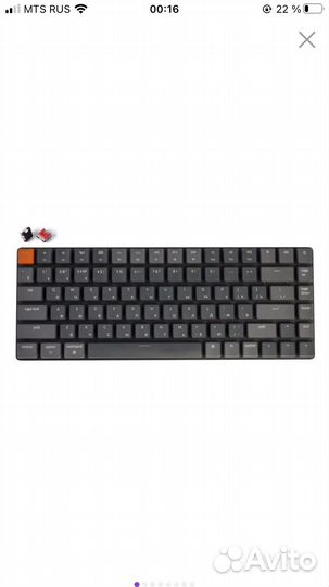 Keychron k3 v2 red switch игровая