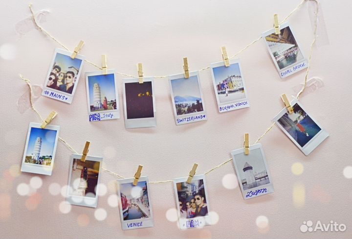 Печать фото поларойд instax