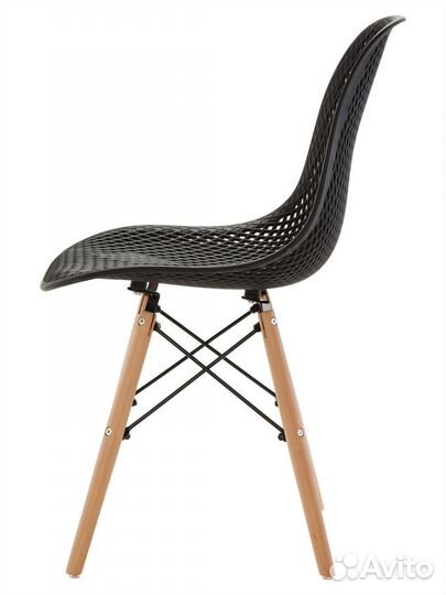 Стул ажурный в стиле eames DSW, черный, 2 шт NEW