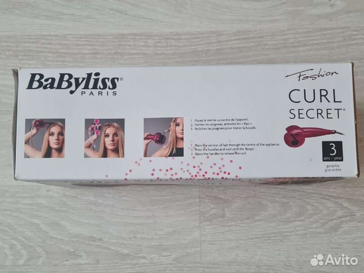 Электрощипцы Babyliss paris Curl secrets
