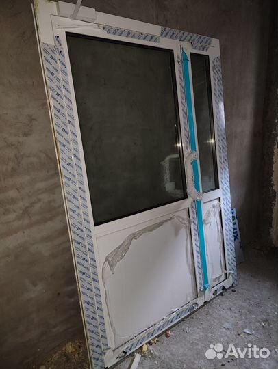 Входная группа пвх 147х217, состояние новое