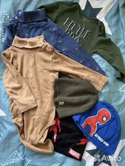 Пакет вещей на мальчика 80 86 размер