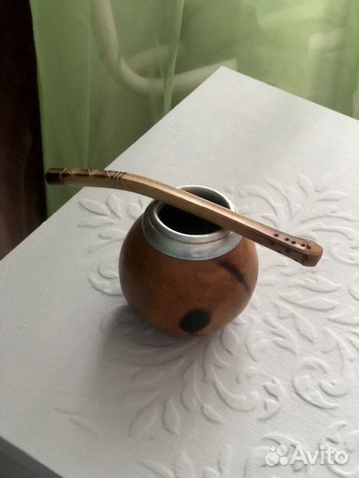 Калебас для мате из тыквы, новый