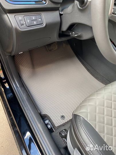 Ева коврики eva с бортами в автомобиль