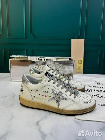 Кеды golden goose натуральные