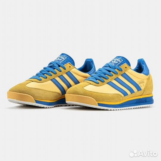 Adidas originals sl72 rs yellow & blue sneakers