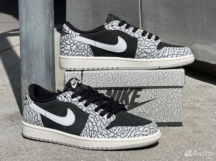 Nike Air Jordan 1 Low OG Black Elephant