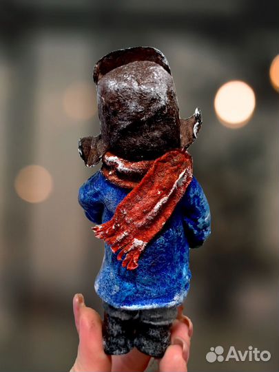 Елочные игрушки из ваты