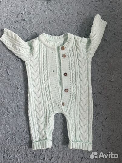 Вязанный костюм детский поддева