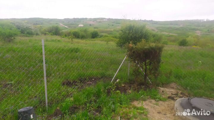 Забор из сетки рабицы