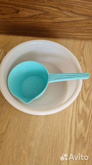 Таз пластмасовый с ковшом