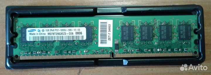 DDR2 1Gb samsung б/у