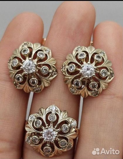 Золотой комплект 585