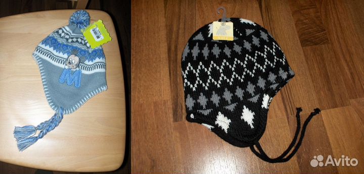 Новые финские шапки 48 50 Деми и зима