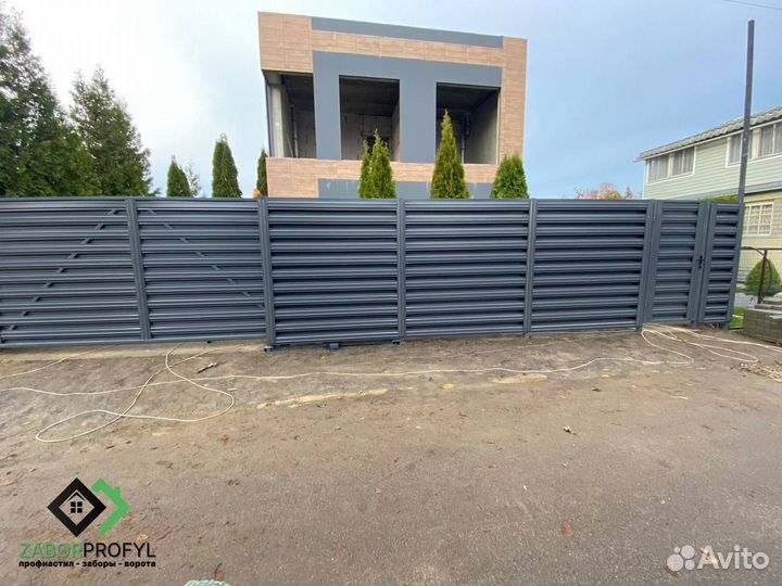 Заборы из штакетника под ключ