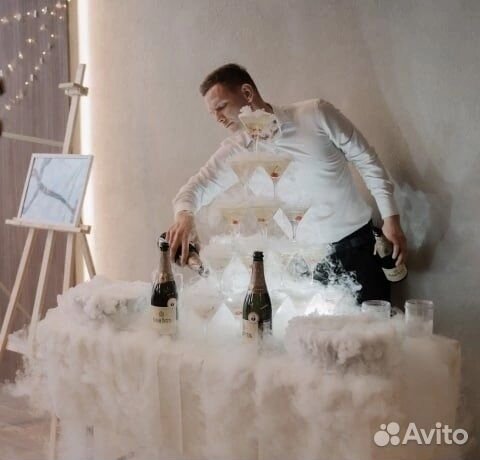 Шоу на ваш праздник/ Пирамида из бокалов