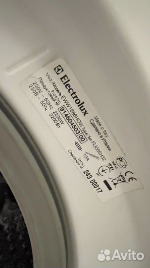 Стиралка Elektrolux EWW1686HDW made in