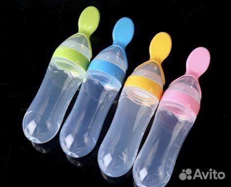Бутылочка для кормления с ложкой