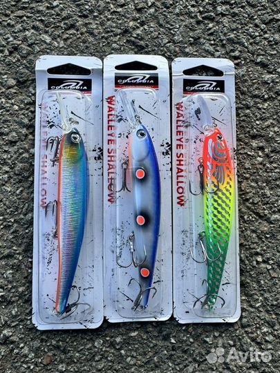 Воблер Walleye Shallow 3м Columbia Blue1