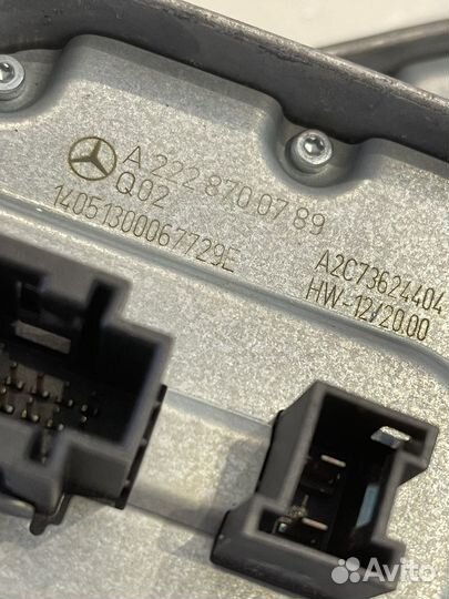 Блок фар mercedes 222