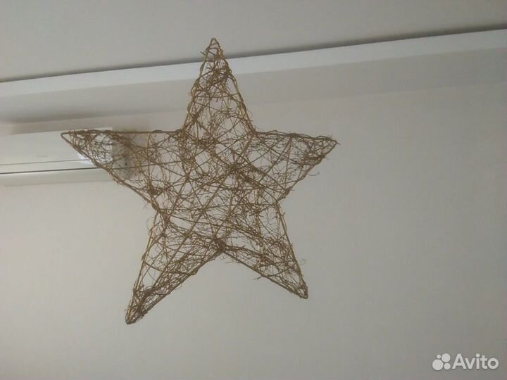 Новогоднее украшение звезда