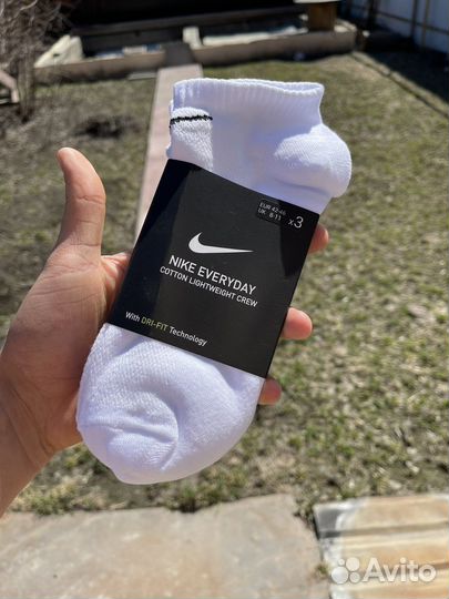 Носки nike everyday короткие