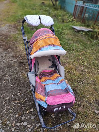 Коляска санки