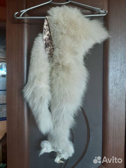 Меховой воротник песец