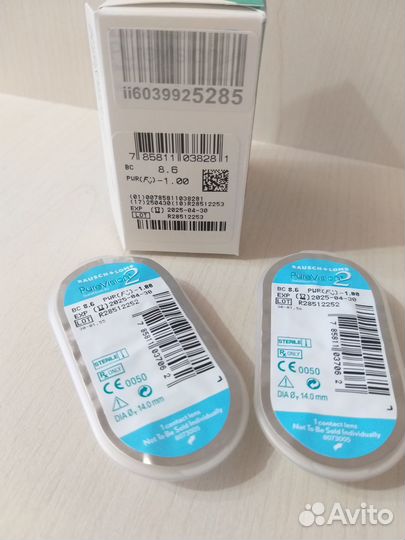 Линзы контактные - 1 Bausch+Lomb