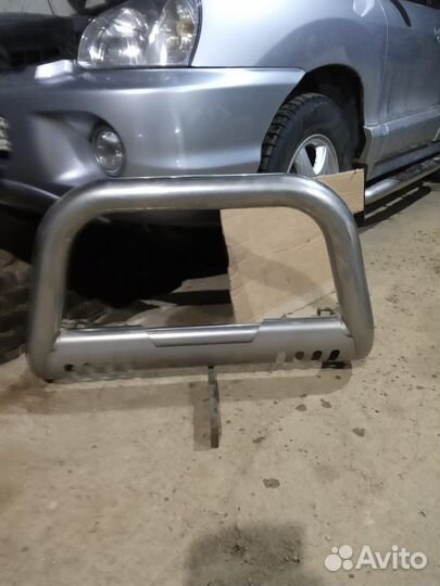 Кенгурятник на Хендай Санта Фе 1