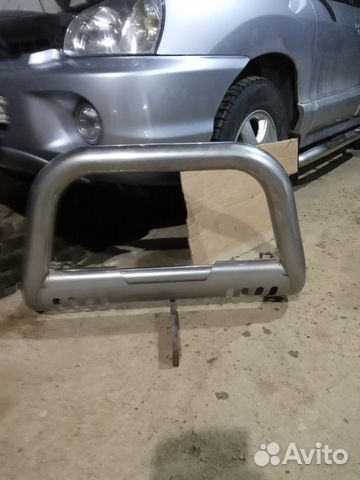 Кенгурятник на Хендай Санта Фе 1