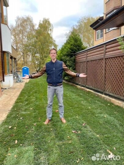 Рулонный газон 