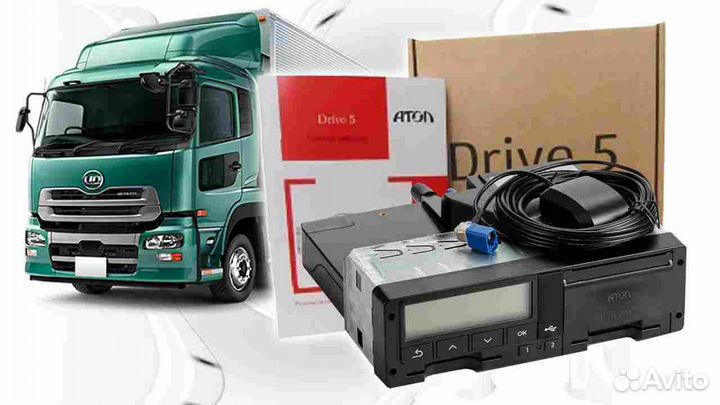 Новый тахограф Atol.С подключением и активацией