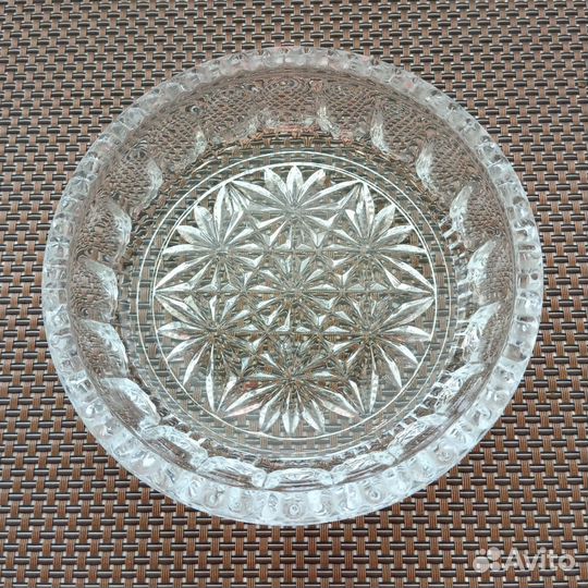 Салатник хрустальный