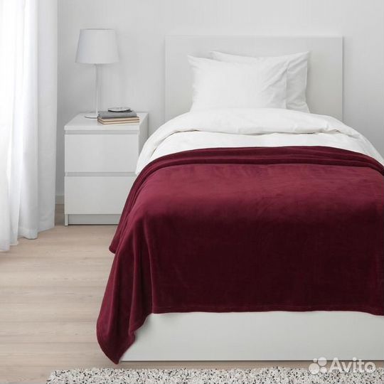 Плед IKEA новый траттвива хенрика дагнхильд шерсть