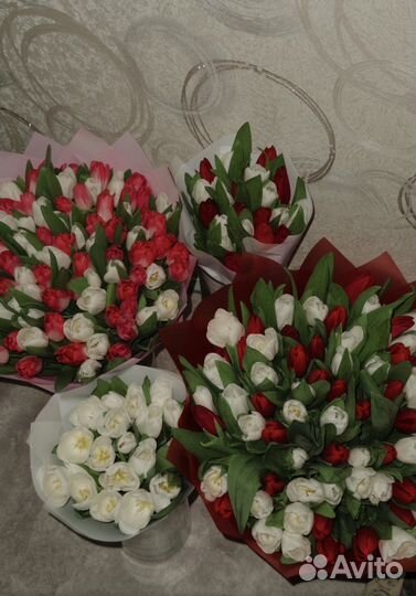 Букет из тюльпанов