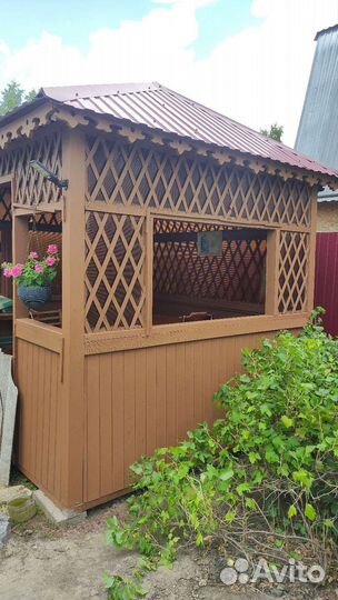 Беседка садовая бу