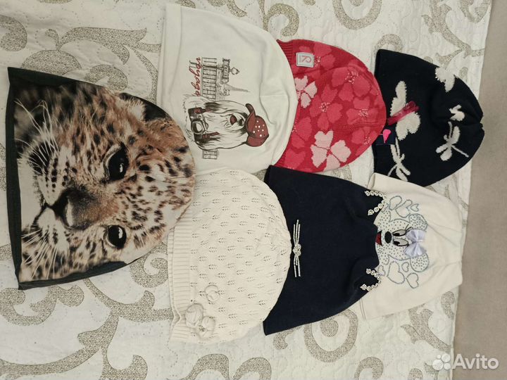 Детские шапочки для девочек