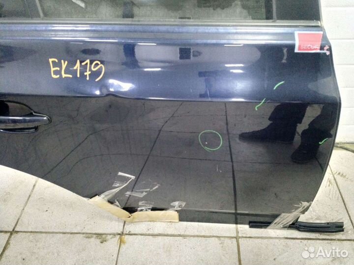 Дверь задняя правая BMW X3 E83 цвет синий