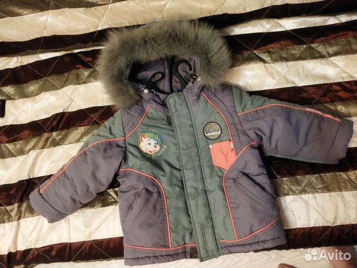 Зимняя куртка на мальчика размер 74