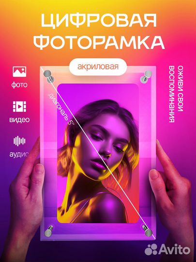 Цифровая фоторамка новая