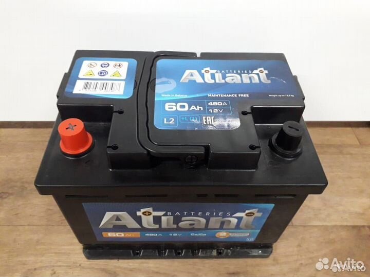 Аккумулятор новый 60Ач на Ваз