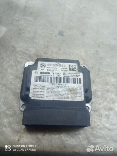 Блок управления аирбаг Volkswagen Polo 5 2009-2018