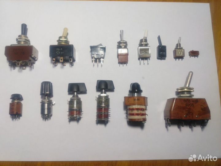 Переключатели тумблера выключатели