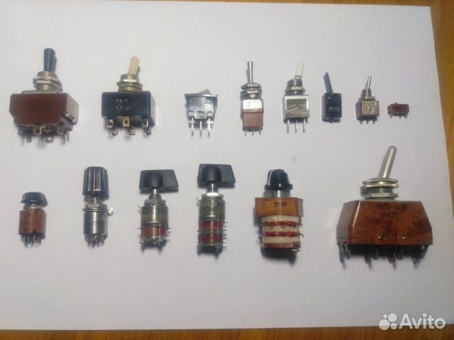 Переключатели тумблера выключатели