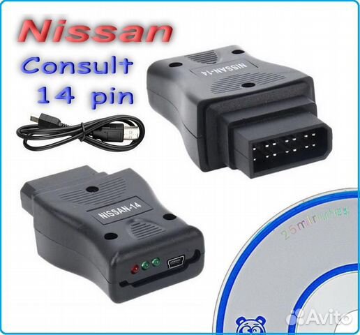 Диагностический сканер Nissan Consult 14 pin